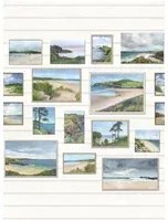 Osborne & Little Carta da parati panoramica Seascape - Ivory