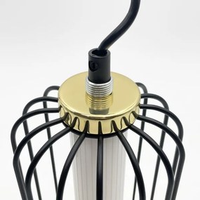 Lampadario sospeso su cavo BONNIE LED/15W/230V 3000K nero