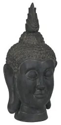 Statua Decorativa Home ESPRIT Grigio scuro Buddha 56 x 55 x 112 cm