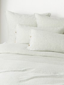 Copripiumino in lino lavato a righe sottili Rinna