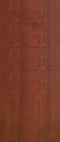 Pannello per porta d'ingresso Easy Marina impiallacciato legno prodotto senza rivestimento noce L 81 x H 209.5 cm, Sp 8 mm