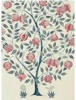 Sanderson Tapete Anaar Tree - Annato/ Blueberry