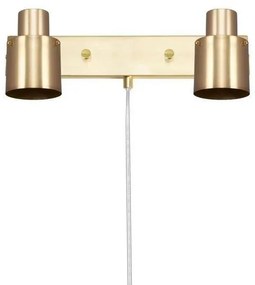 Clark 2 Applique Da Parete Ottone Spazzolato - Globen Lighting