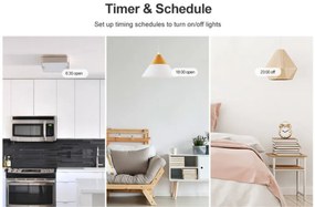 Interruttore Smart WiFi 3 tasti scatola 503 SONOFF TX Serie Colore Bianco