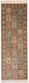 Cashmere Silk Tappeto orientale 190 x 70 (Indian) Annodato A Mano