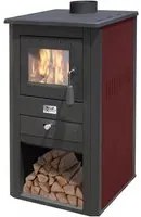 STUFA A LEGNA PALLADE 10,7 KW BORDEAUX CM.50X41XH.86