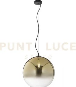 Lampadario a sospensione marte oro in vetro 1 luce attacco e27 40x1...
