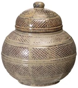 Vaso 20 x 20 x 21,5 cm Ceramica Marrone