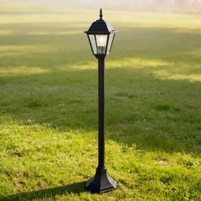 Paletto Lampione Vintage 100cm E27 IP54 Nero - Serie Alfieri