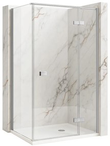 Cabina doccia Rea Atlas 100x90 Chrome