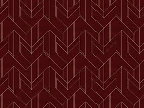 Geometrica cuscini decoro in velluto Impermeabile disponibile in diverse colorazioni rosso