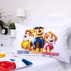 Set copripiumino e federa da bambini in cotone per culla 100x135 cm Paw Patrol – Jerry Fabrics