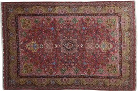 Tabriz Tappeto persiano 510x340 Giallo (Iran) Annodato A Mano