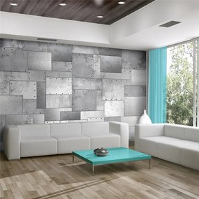 Fotomurale  In industrial style  Colore Grigio, Dimensioni e Misure 100x70