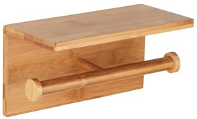 WENKO 24745100 - Portarotolo per carta igienica BAMBUSA 25x13 cm marrone