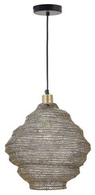 Kave Home - Lampada da soffitto Sarraco in metallo dorato Ã˜ 30 cm