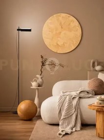 Ultima piantana in metallo nero dimmerabile led 24w cct 3000k 4000k...