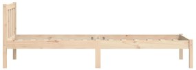 Giroletto 90x200 cm in legno massello di pino