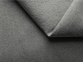 Divano componibile grigio con rivestimento in bouclé 190 cm Ailani – Makamii