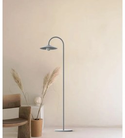 Lampada da terra Chapeau arco grigio, H 185 cm, E27 MAX42W LUMICOM