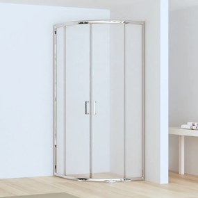 Box doccia basso 90x90cm semicircolare altezza 170cm | CHIARA CURV-Q - KAMALU