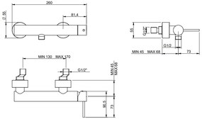 Treemme Up+ IT5756CCVLZZ miscelatore monocomando esterno doccia cromo