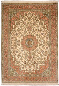 Cashmere Silk Tappeto 170 x 250 Beige (Indian) Annodato A Mano
