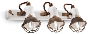 3-light sconce - C1677/1 - Loft collection  Ferroluce Retrò