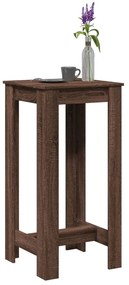 Tavolo Da Bar Rovere Marrone 51x50x103,5 Cm İn Truciolato /