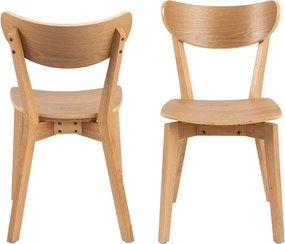 Sedie da pranzo in rovere Roxby - Actona