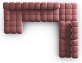 Divano in velluto rosa 379 cm Bellis - Micadoni Home