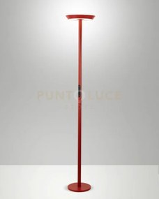 Fizz lampada da terra rossa a led cct 2700k - 3200k - 4000k- 50+10w...