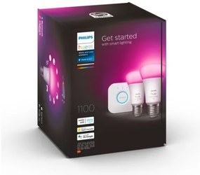 Set base Philips Hue WACA 2xE27/9W/230V 2000-6500K + dispositivo di interconnessione