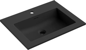 Mexen Otis lavabo ad incasso 61 x 46,5 cm, nero opaco - 25186071