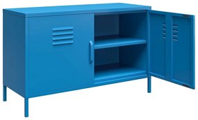 Armadietto in metallo blu , 100 x 64 cm Cache - Novogratz