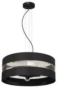 Lampadario su filo ULTIMO 3xE27/60W/230V nero