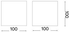 Ideal Lux - Applique a LED da esterno ATOM LED/12W/230V IP54 marrone