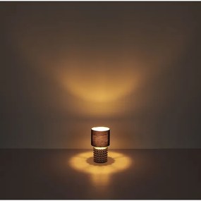 Globo 21626 - Lampada da tavolo VALENTINO 1xE14/40W/230V nero/oro