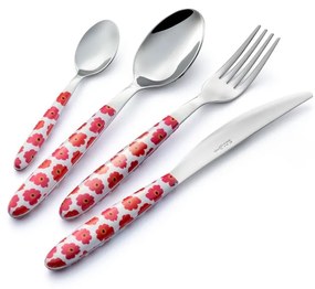 Eme Posaterie - Set 48 Pz Posate Colorate Vero Poppy