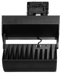 Faro LED 44W Rettangolare Trifase CRI92 CCT Nero con driver Philips Colore Bianco Variabile CCT