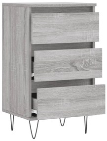 Credenza Grigio Sonoma 40x35x70 cm in Legno Multistrato