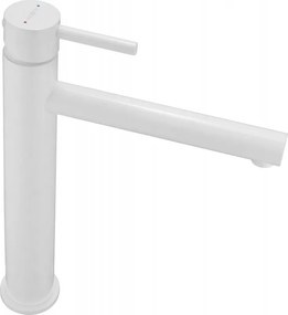 Mexen Elba rubinetteria lavabo alta, bianca - 74110-20