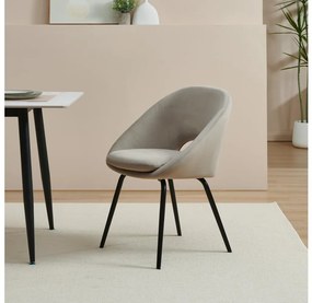 Eglo 424121 - Sedia da pranzo GUAGUA 80x56 cm grigio