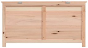 Scatola per cuscini da esterno 100x50x56cm legno massello abete