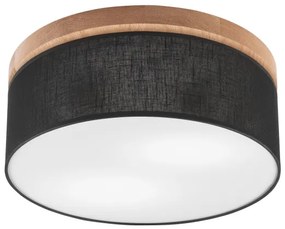 Brilagi - LED Plafoniera BELLADONNA 2xE27/15W/230V nero/quercia