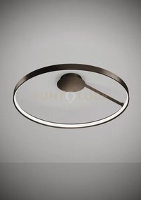 Anello lampada da soffitto bronzo spazzolato diam.78cm 2700k 2761l...