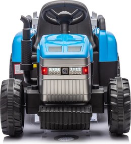 Trattore Elettrico per Bambini 12V con Rimorchio Blu...