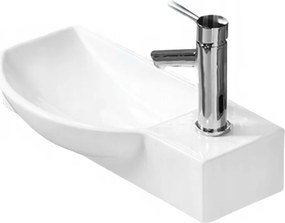 Mexen Hugo lavabo da appoggio sinistro 50 x 23 cm, bianco - 21255000L