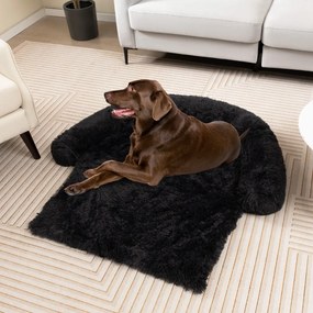 Costway Cuccia per cani in peluche con fondo antiscivolo copertura rimovibile e lavabile, Letto divano per cani o gatti 2 Colori 3 Dimensioni
