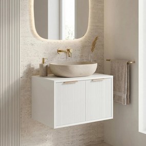 Mobile bagno sotto lavabo Rea Core 60cm White